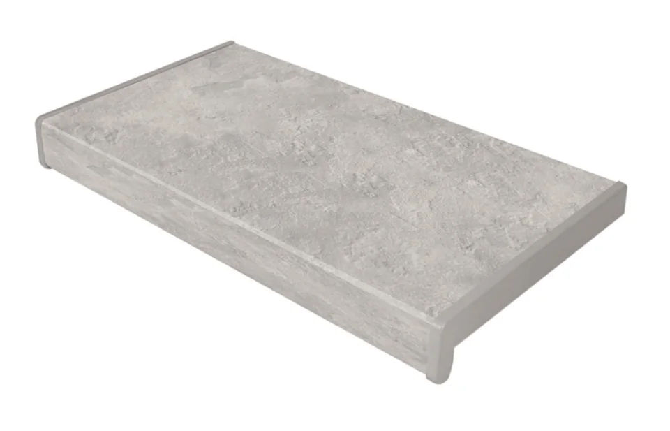 Подоконник пластиковый Crystallit Concrete - Бетон серый