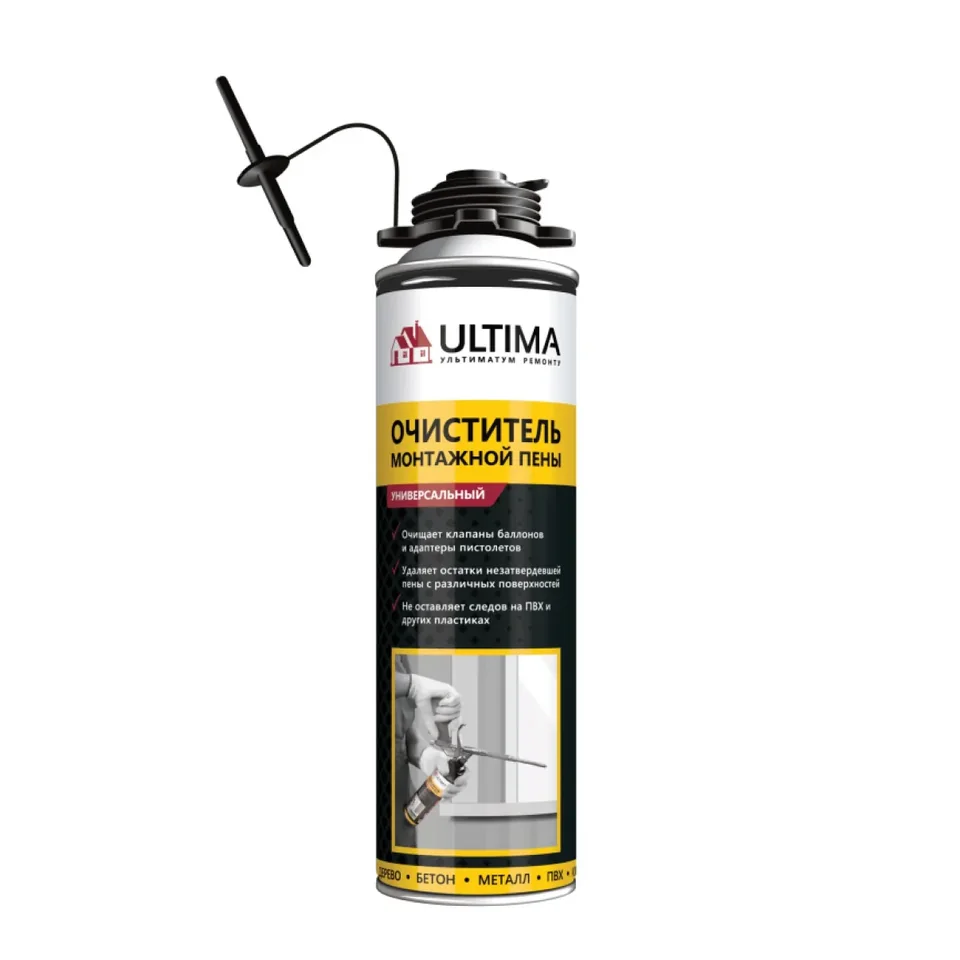 ULTIMA RUS, очиститель монтажной пены, 500 ml
