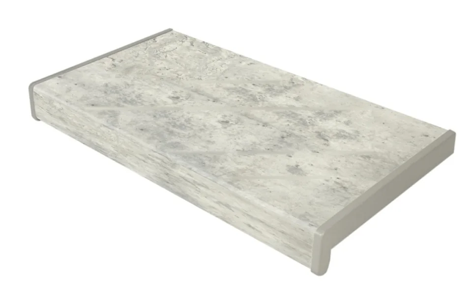 Подоконник пластиковый Crystallit Concrete - Каньон лофт