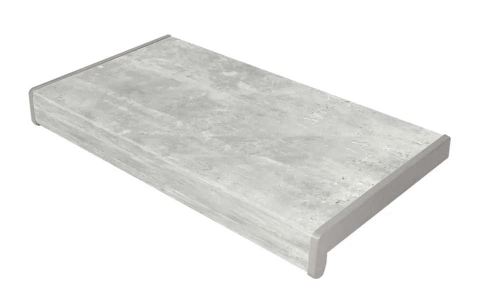 Подоконник пластиковый Crystallit Concrete - Каньон лофт II
